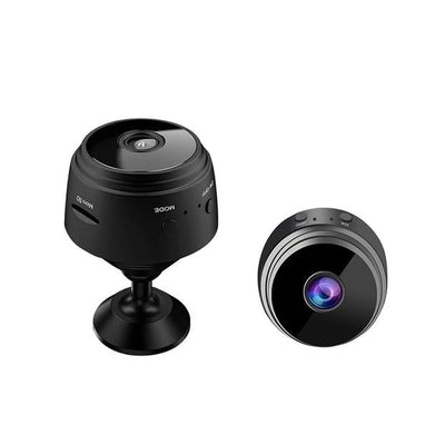 Mini HD WiFi-kamera med trådløs lydoptagelse og 360° overvågning - SikkerCam™