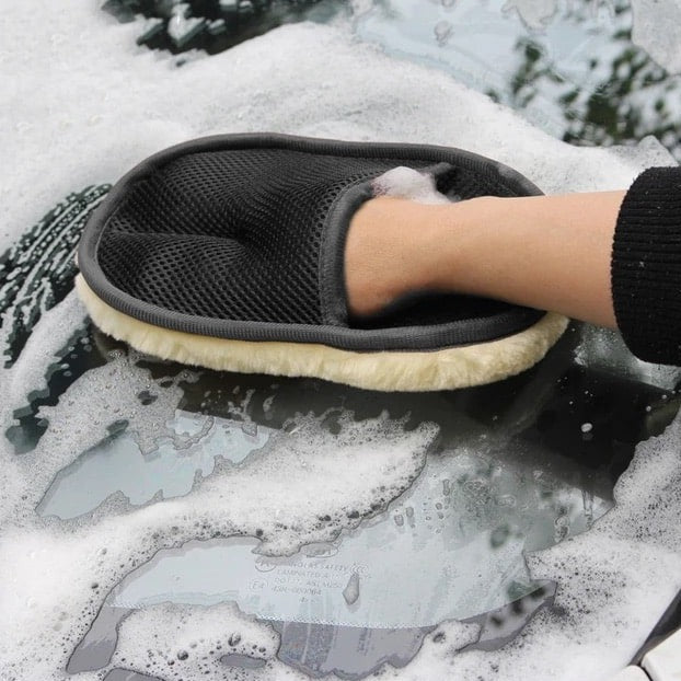 Bilsvaskehandsker i tyk uld - UltraGlow™