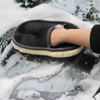 Bilsvaskehandsker i tyk uld - UltraGlow™