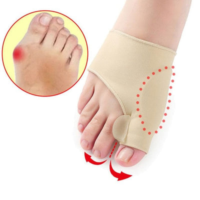 Tåseparator & knystekorrektor til smertelindring & ortopedisk pleje (1 par) - FootComfort™