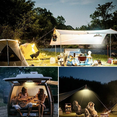 Genopladeligt LED-lys 15600mAh 80W USB, bærbar nødlygte - CampingLed™