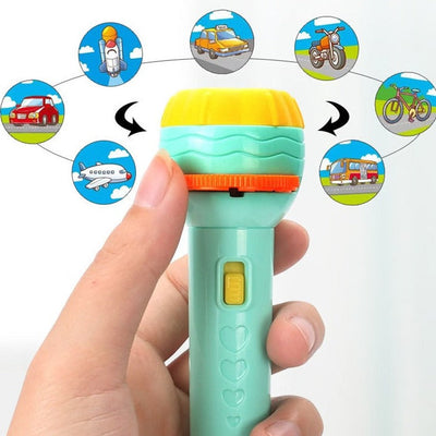 Lommelygte med projektor til baby og børn - ChildLamp™