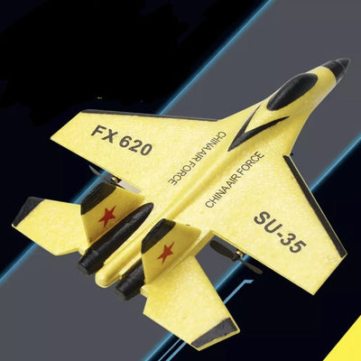 RC-skumfly SU-35 | Fjernstyret jagerfly/svævefly til børn (2.4G) - GliderPlane™