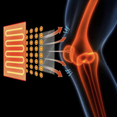 Opvarmet Massager til Knæ og Albuer Vibration & Ledstøtte - Therapy™