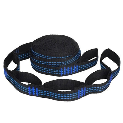 Højstyrkes Polyester Hammock Stropper, 2 stk, 5 Ringe - SanglePro™