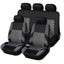 Universelle broderede bilsædeovertræk med sporty design - GripCover™