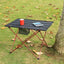 Bærbart foldbart aluminium-bord, ultraligt, til strandcamping, vandring, klatring, fiskeri, picnic - FoldingTable™