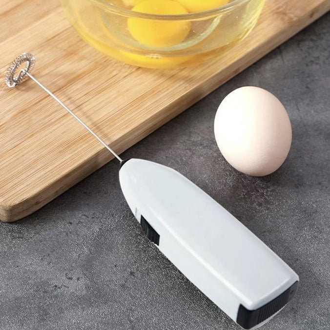 Mini elektrisk mælkeskummer i stål – MousseurÉlectrique™