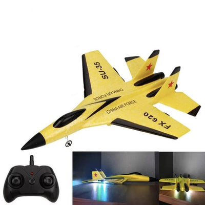 RC-skumfly SU-35 | Fjernstyret jagerfly/svævefly til børn (2.4G) - GliderPlane™