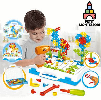 Montessori-spil til kreativitet og logik - CréaTools™ - Den danske butik
