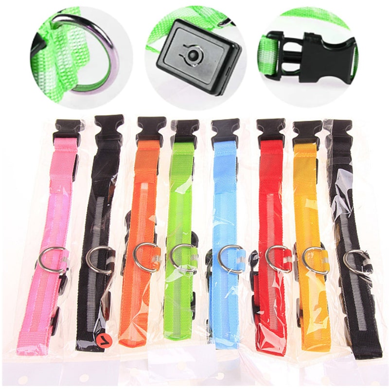 Lysende LED Hundehalsbånd - Doggy Led™
