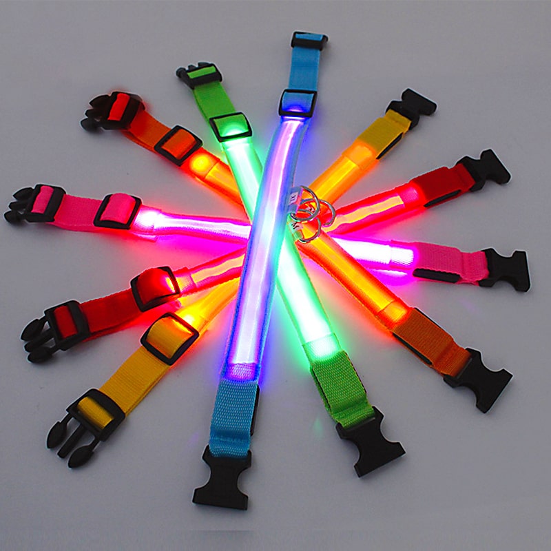 Lysende LED Hundehalsbånd - Doggy Led™