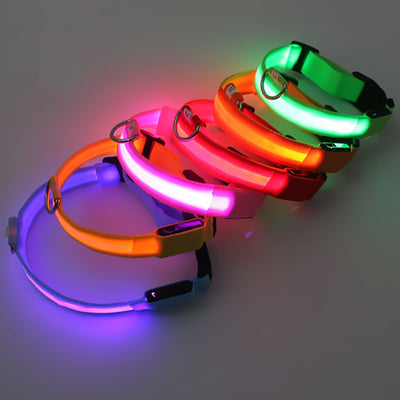 Lysende LED Hundehalsbånd - Doggy Led™