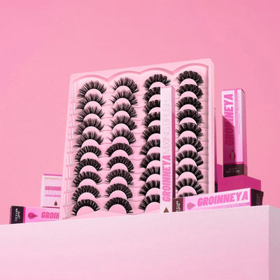 3D volumen kunstige øjenvipper - Cat Eyes™