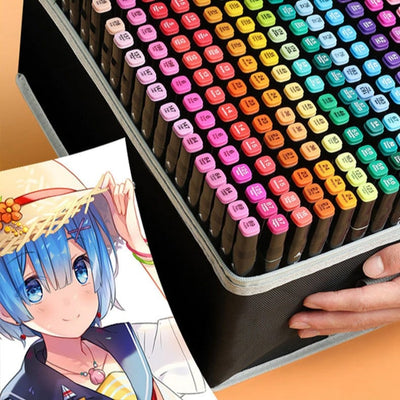 Sæt med dobbeltspids markører - Drawing Pro™