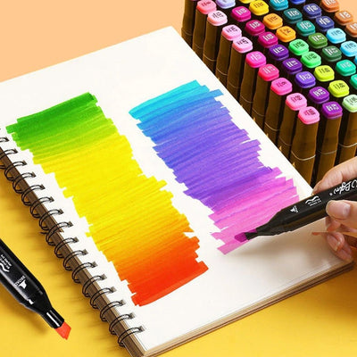 Sæt med dobbeltspids markører - Drawing Pro™