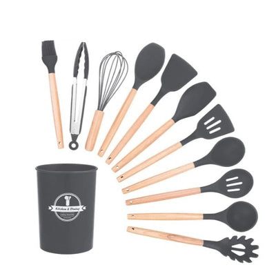 Ensemble d'Ustensiles de Cuisine Antiadhésif - COOKLY™