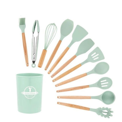 Ensemble d'Ustensiles de Cuisine Antiadhésif - COOKLY™