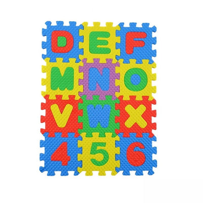 3D-skumpuslespil med alfabet og tal, 36 brikker - 3dPuzzle™