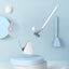 BROSSE DE TOILETTE FORME CLUB DE GOLF AVEC PORTE-BROSSE - Den danske butik