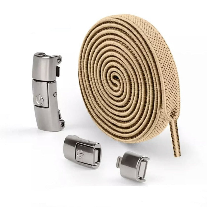 8 mm elastiksnørebånd med snaplås til børnesko og voksensko- LacetClips™