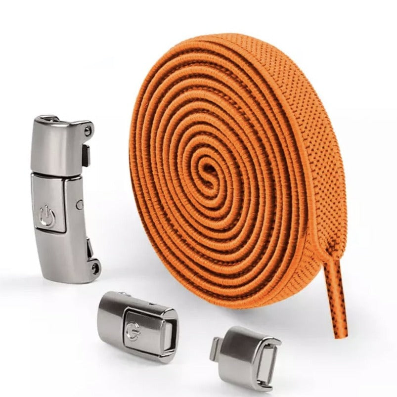 8 mm elastiksnørebånd med snaplås til børnesko og voksensko- LacetClips™