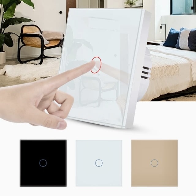 Glas touch-vægkontakt - GlassCapacitor™
