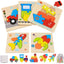 Puzzle 3D en Bois pour Enfant - Babyzzle™ - Den danske butik