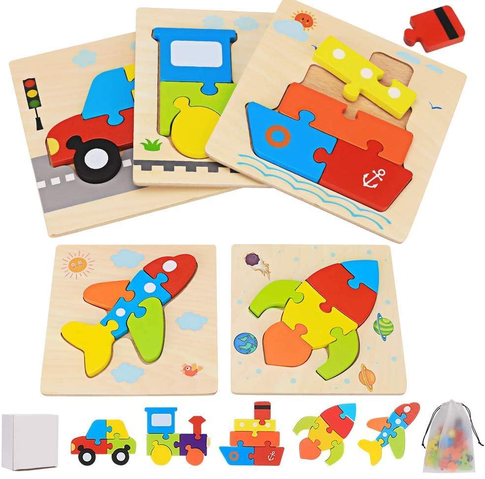 Puzzle 3D en Bois pour Enfant - Babyzzle™ - Den danske butik