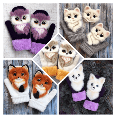 Mitaines animaux - Idée de cadeau qui porte chaud - Den danske butik