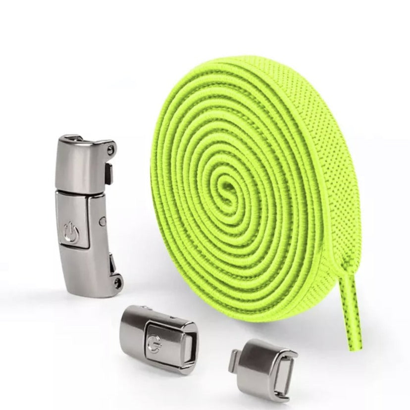 8 mm elastiksnørebånd med snaplås til børnesko og voksensko- LacetClips™