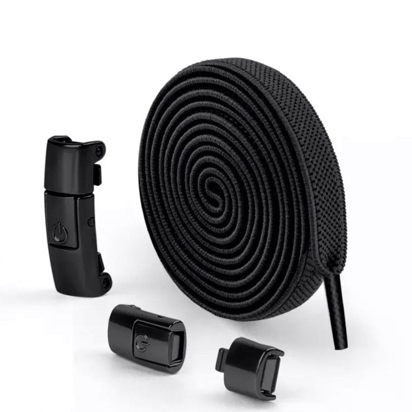 8 mm elastiksnørebånd med snaplås til børnesko og voksensko- LacetClips™