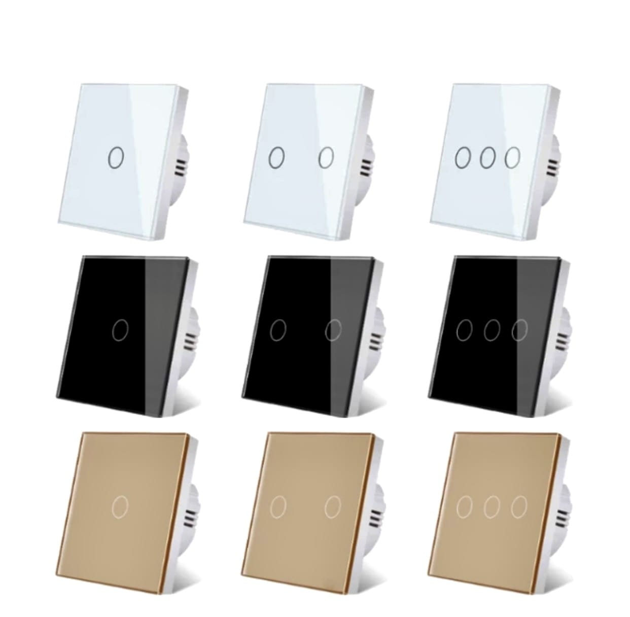 Glas touch-vægkontakt - GlassCapacitor™
