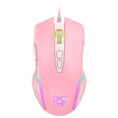 Pink computermus med ledning - PinkMouse™