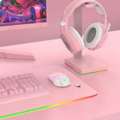 Pink computermus med ledning - PinkMouse™