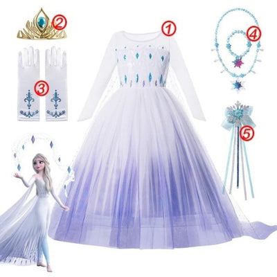 Snedronningens prinsesseforklædning - Snowy™
