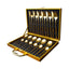 24 Couverts de Luxe en acier inoxydable or - InLuxe™ - Den danske butik
