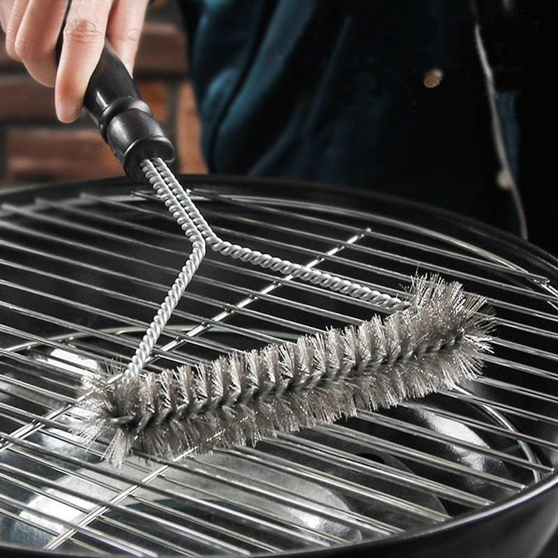 Brosse inoxydable de nettoyage de gril BBQ - BrushBBQ™ - Den danske butik