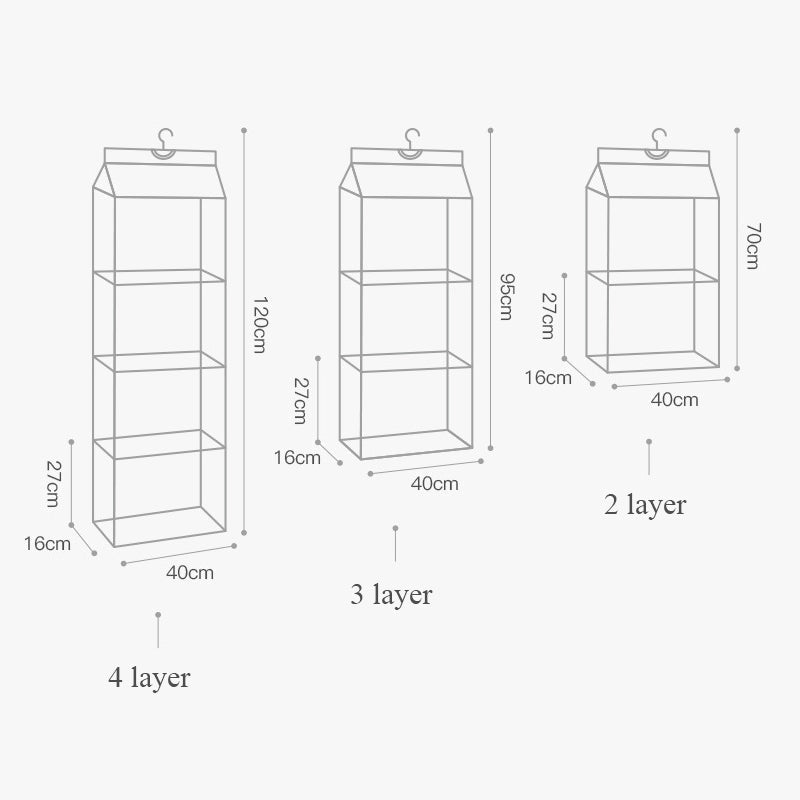 Rangement suspendu de sac à main pour placard - HandBag™ - Den danske butik