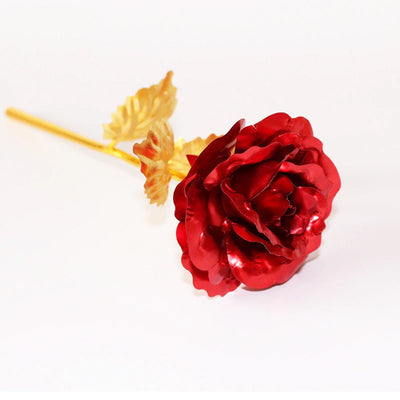 Evig rose besat med guldblade - Rosae Eterna™